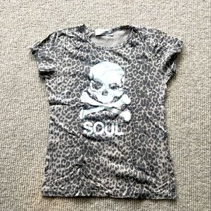 Soul Cycle grey cotton cotton tee shirt xs